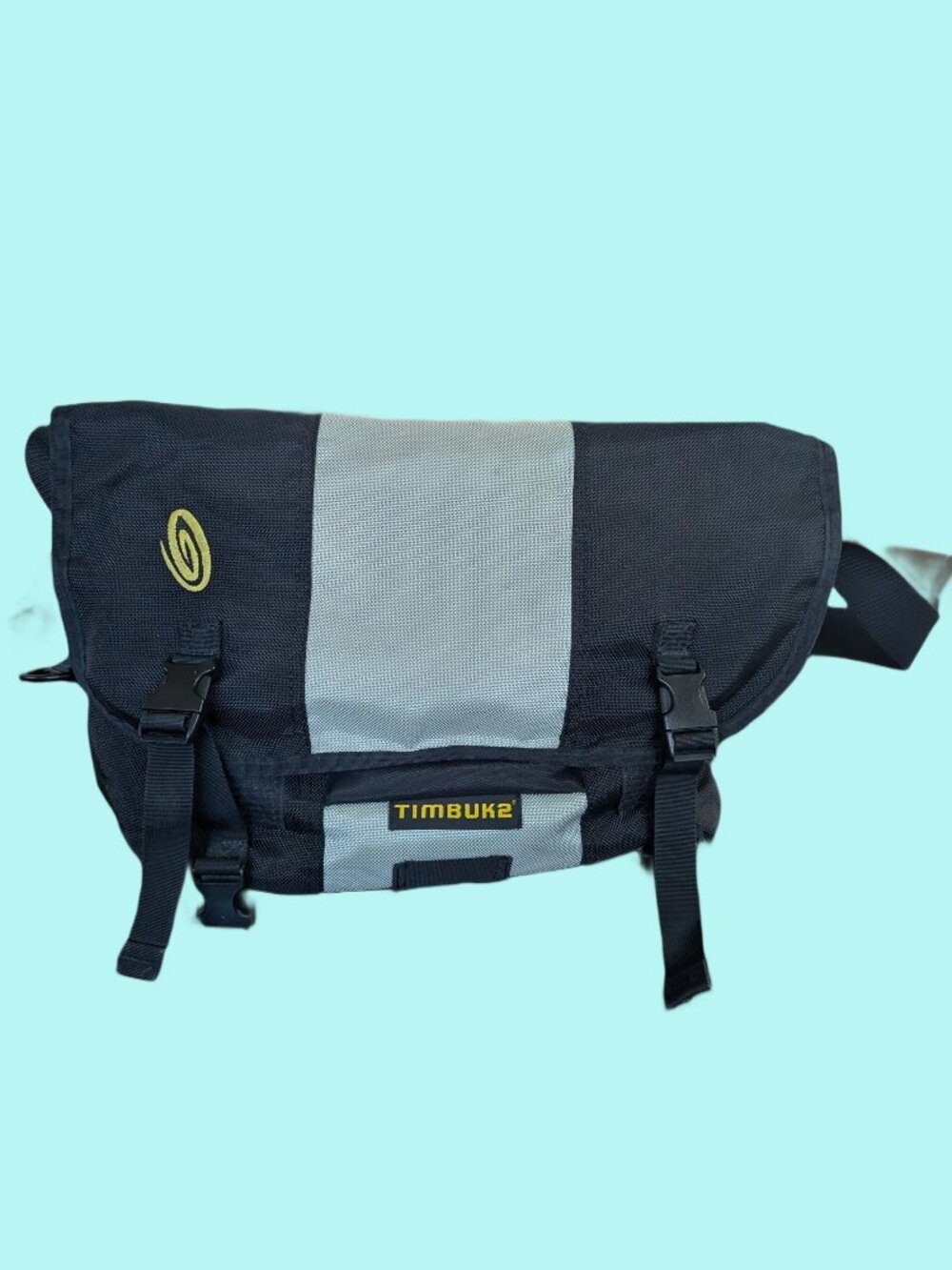 Timbuk2 Black and Gray Messenger Bag with Adjustable Shoulder strap